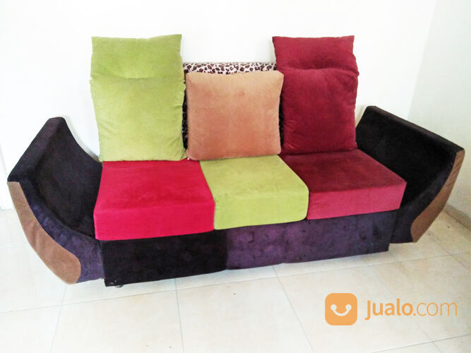 Sofa Long Bedtime Mulus 4pcs 2