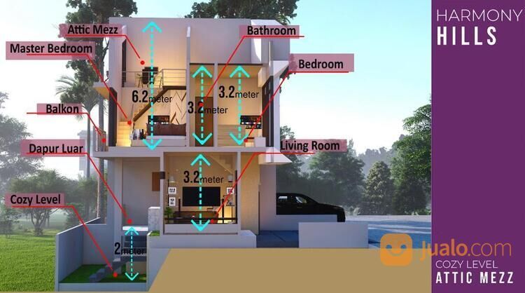 Rumah Dengan View Pemandangan Terbaik di Pasir Impun Bandung