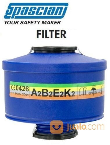 filter canister masker full face,respirator cartridge spasciani abek