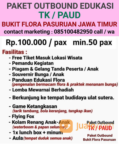 Tempat Outbound Anak Tk, Sd, Smp, Sma Murah di Jawa Timur | Paket Outbound Jawa Timur
