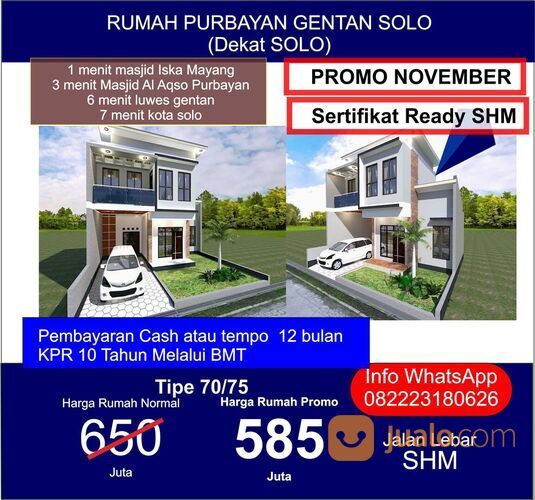 Rumah Solo Rumah Gentan Solo Rumah Purbayan Solo Rumah 2 Lantai Solo