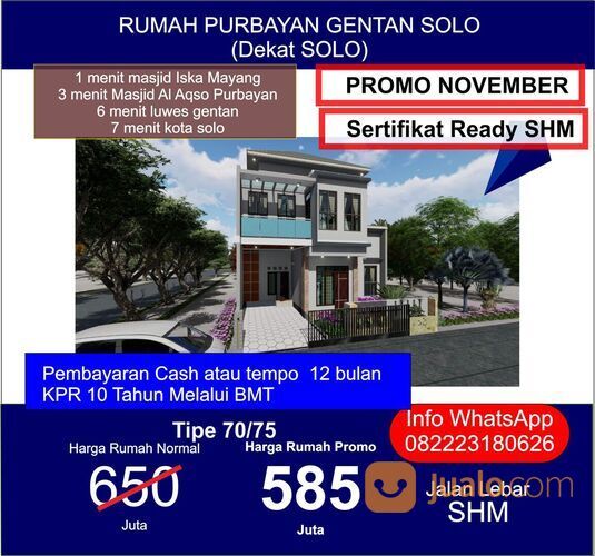 Rumah Solo Rumah Gentan Solo Rumah Purbayan Solo Rumah 2 Lantai Solo