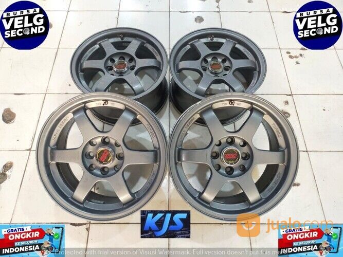 VELG TE37 R15X7 H8X100/114 ET47 GREY