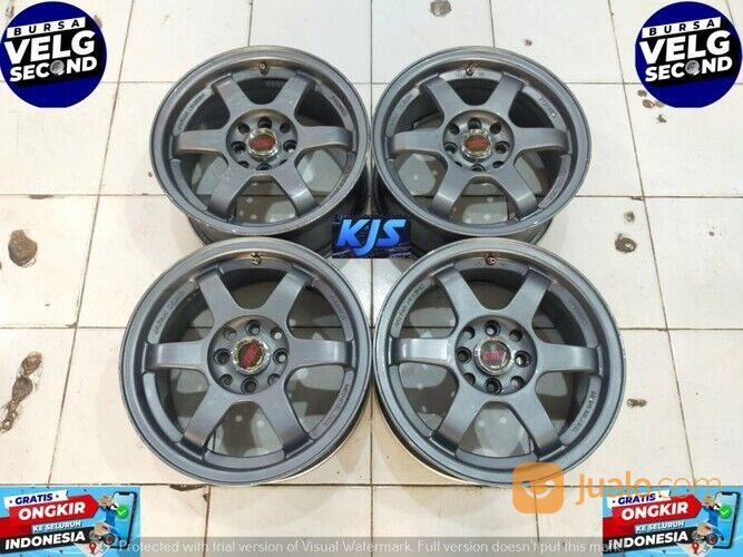 VELG TE37 R15X7 H8X100/114 ET47 GREY