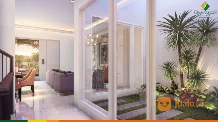 Rumah view Danau Tipe 9 Mozart symphonia summarecon gading serpong
