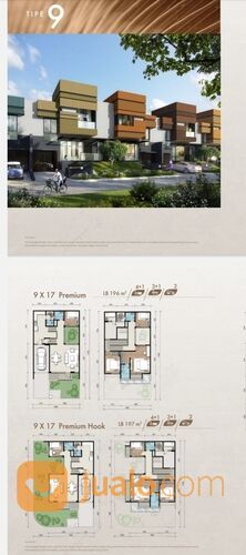 Rumah view Danau Tipe 9 Mozart symphonia summarecon gading serpong