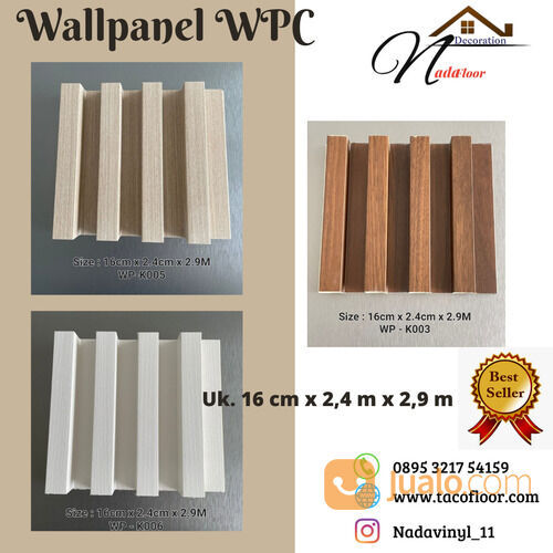 WPC Wallpanel Kisi Kisi Dinding Motif Kayu Tebal 20 mm