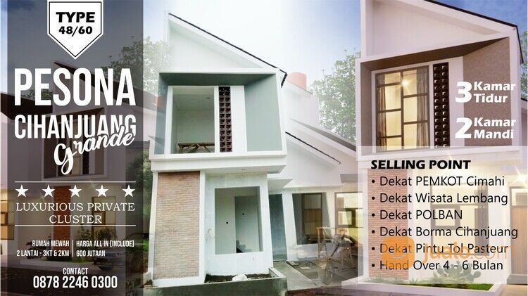 Perumahan Asri Dan Nyaman Cisasawi Cihanjuang | PESONA CIHANJUANG GRANDE