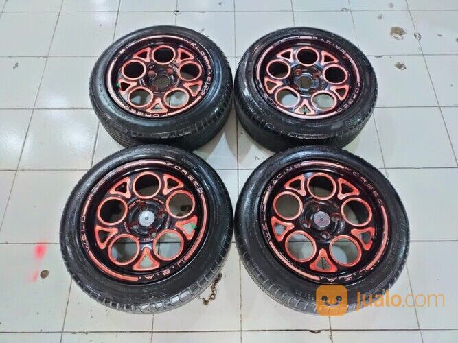 Velg Mobil Plus Ban Ring 15 Racing Circle R15 Gratis Pemasangan
