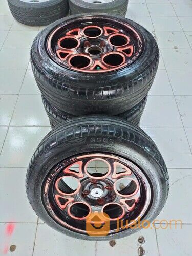 Velg Mobil Plus Ban Ring 15 Racing Circle R15 Gratis Pemasangan