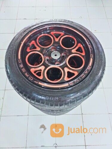 Velg Mobil Plus Ban Ring 15 Racing Circle R15 Gratis Pemasangan