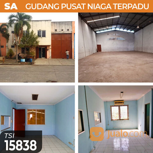 (TSI/15838) Gudang Pusat Niaga Terpadu, Daan Mogot, 12x38 m², 2 Lt, HGB