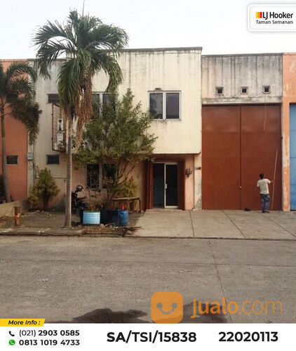 (TSI/15838) Gudang Pusat Niaga Terpadu, Daan Mogot, 12x38 m², 2 Lt, HGB