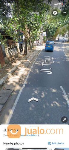 Tanah di jalan timbul Jagakarsa