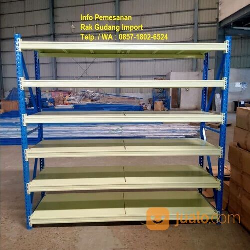 Rak Gudang Medium Duty Kapasitas Beban 500Kg/Shelving