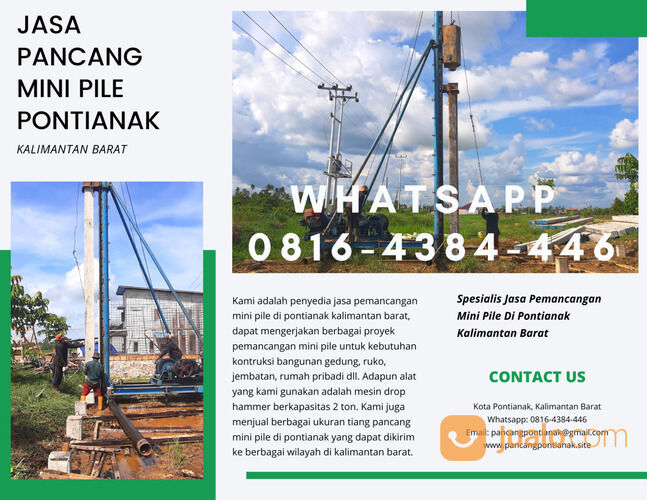 HARGA TIANG PANCANG MINI PILE 30X30 PONTIANAK KALBAR
