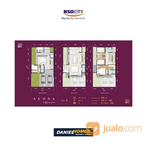 Aerra at Eonna BSD City, Rumah Mewah Nyaman Keren Terbaik