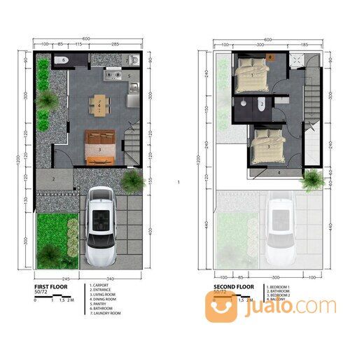 RUMAH CANTIK DI PERUMAHAN KARANGPAWITAN GARUT