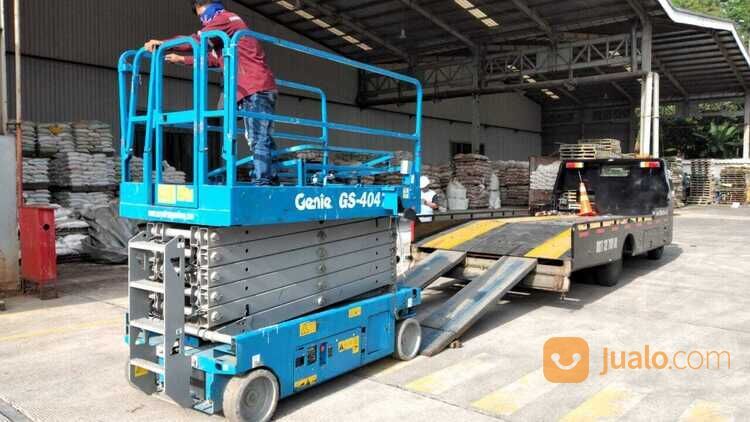 scissor lift/manlift rental murah di lamongan tuban bojonegoro