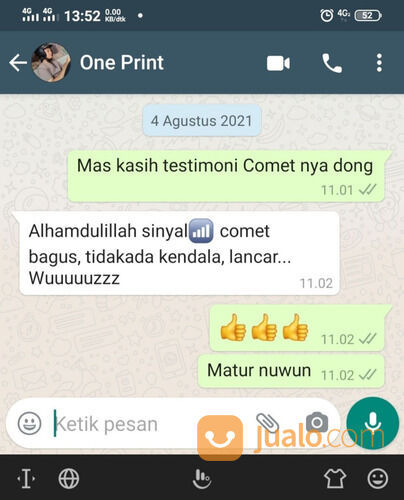 Comet Wifi Internet Speed Tinggi Tanpa FUP Jabodetabek