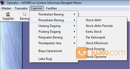 Software Bengkel Motor