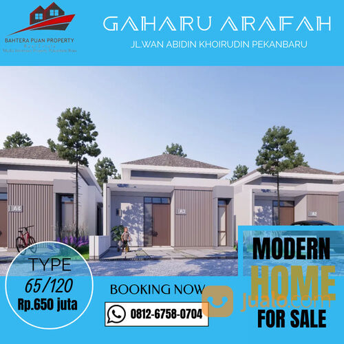 RUMAH CLUSTER CANTIK DEKAT KAMPUS UIR PEKANBARU
