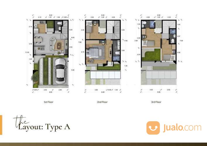 harga perdana Rumah 3 Lantai 6x11 Semi Furnish Di Jakarta Barat Hanya 28 Unit