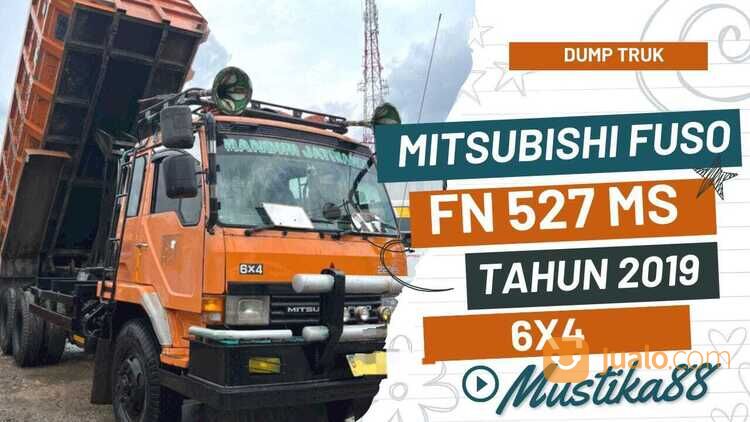 DUMP TRUK MITSUBISHI FUSO FN 527/MS INDEK: 24 KUBIK TAHUN : 2019