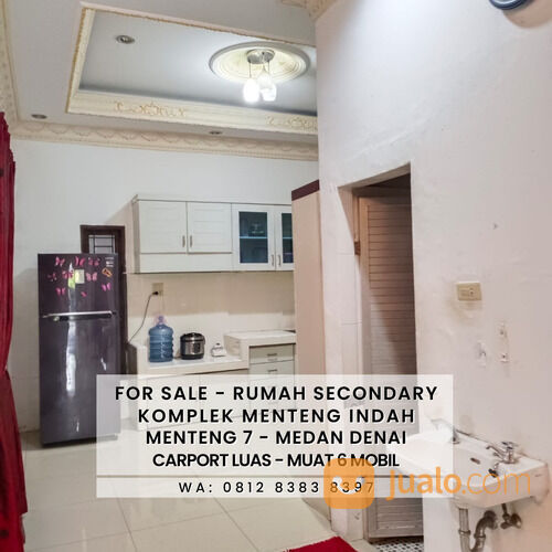 RUMAH SECONDARY MEWAH MURAH - KOMPLEK MENTENG INDAH JL MENTENG 7 MEDAN DENAI