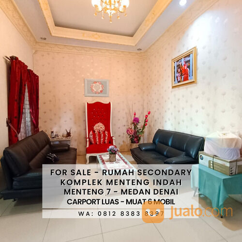 RUMAH SECONDARY MEWAH MURAH - KOMPLEK MENTENG INDAH JL MENTENG 7 MEDAN DENAI