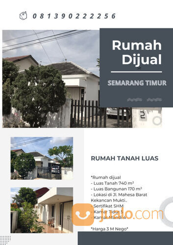 Rumah Tanah Luas Siap Pakai