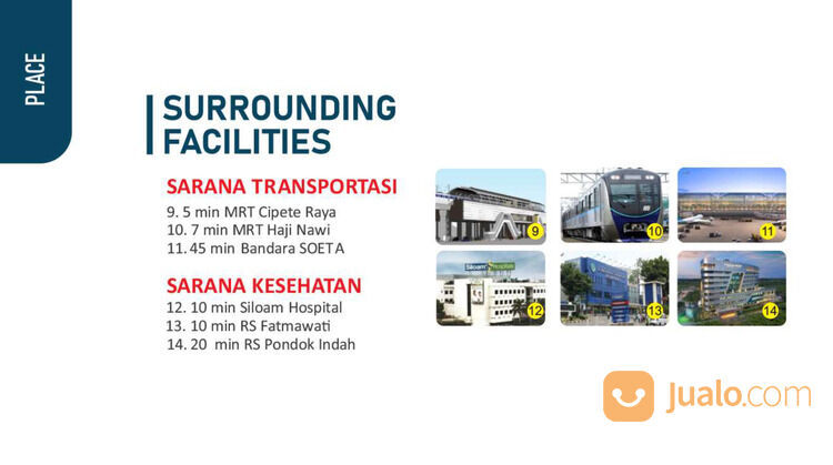 Rumah Gaya Apartment 3 Lantai Murah di Kemang Jakarta Selatan