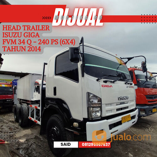 Isuzu Giga FVM 34 Q - 240 PS Head Trailer Tronton 6x2 Tahun 2014