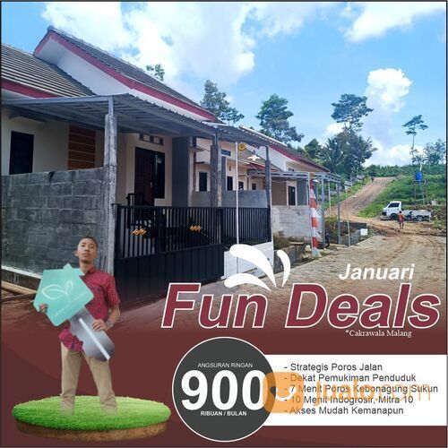 PROMO FREE MEJA DAPUR + PAGAR BELAKANG RUMAH KPR SUBSIDI MURAH MALANG JAN 2023