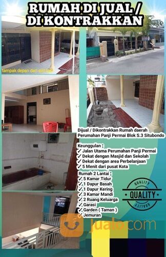 Rumah 2 Lantai Jalan Utama