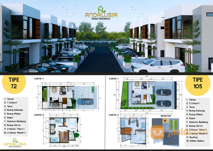 Hunian Ekslusif Andalusia Green Residence Di Pinggiran Jakarta UNIT TERBATAS