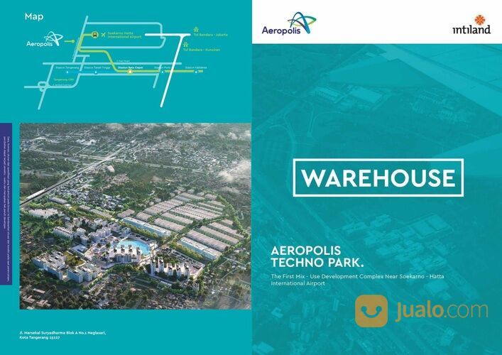 Gudang Aeropolis Technopark Lokasi Terbaik Strategis di Neglasari