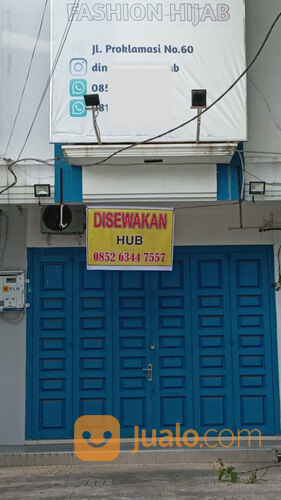 2 Unit Ruko 2 (dua) lantai Lokasi strategis di pusat kota akses jalan utama, Jalan Proklamasi Padang
