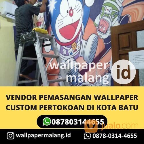 VENDOR PEMASANGAN WALLPAPER CUSTOM PERTOKOAN DI KOTA BATU