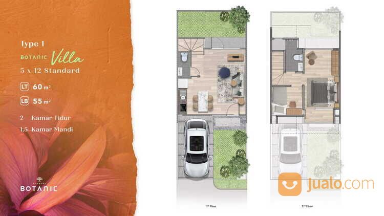 Cendana Botanic Rumah Modern Keren Lokasi Terbaik di Lippo Karawaci