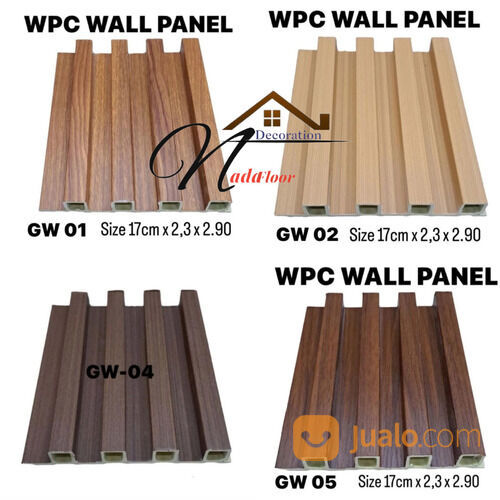 Wallpanel WPC Kisi-Kisi Hiasan Dinding Backdrop Motif Kayu Anti Rayap