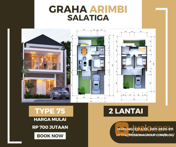 Perumahan Mewah Luas 2 Lantai Type 75 di Kota Salatiga