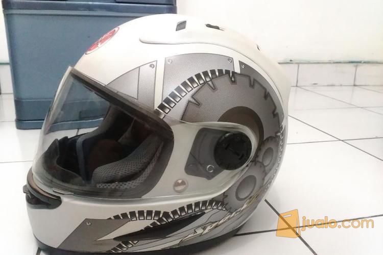  helm  YAMAHA Cargloss putih ukuran size M Cimahi  Jualo