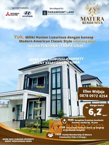 Matera Residence Gading Serpong Rumah termewah dan terkeren
