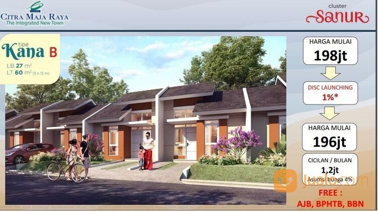 Launching Cluster Sanur Citra Maja Raya Rumah Dp 0%