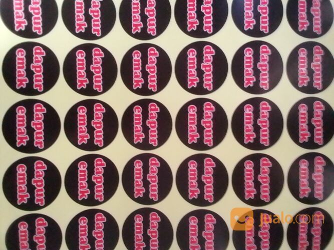 Stiker Label Kemasan Murah ukuran A3 - Kromo Kisscut