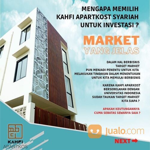 Gedung Kost Baru 13 Kamar di KAHFI APARTKOST Dekat Kampus Vokasi UI Depok, Kampus PNJ