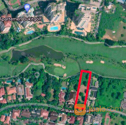 HARGA MIRING Rp 60 Jt/m2 Tanah Bukit Golf Pondok Indah, Jak-Sel, Luas Tanah 4006 m2
