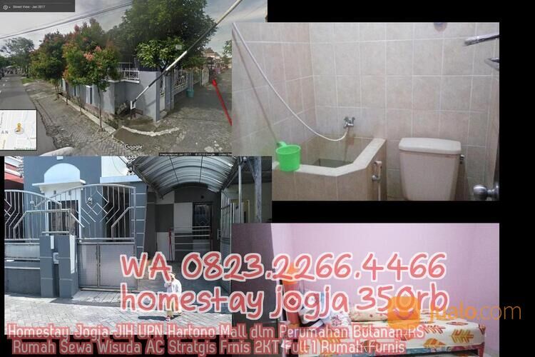 Homestay Jogja JIH UPN Hartono Mall dlm Perumahan Bulanan RS Rumah Sewa Wisuda AC Stratgis Frnis 2KT