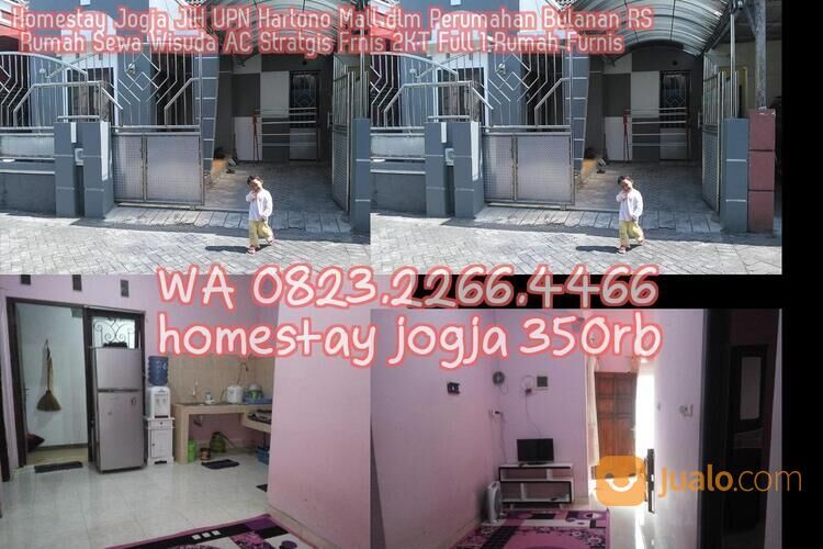 Homestay Jogja JIH UPN Hartono Mall dlm Perumahan Bulanan RS Rumah Sewa Wisuda AC Stratgis Frnis 2KT